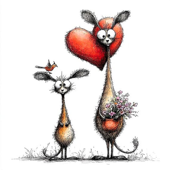 14 Kangaroo & Bird Clipart (JPG) β view 2 β watercolor clipart transparent PNG instant download