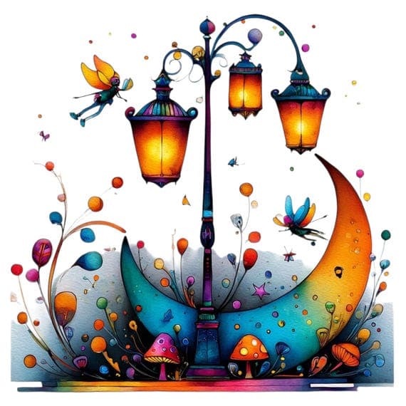 15 Fairy Garden Clipart β view 2 β watercolor clipart transparent PNG instant download
