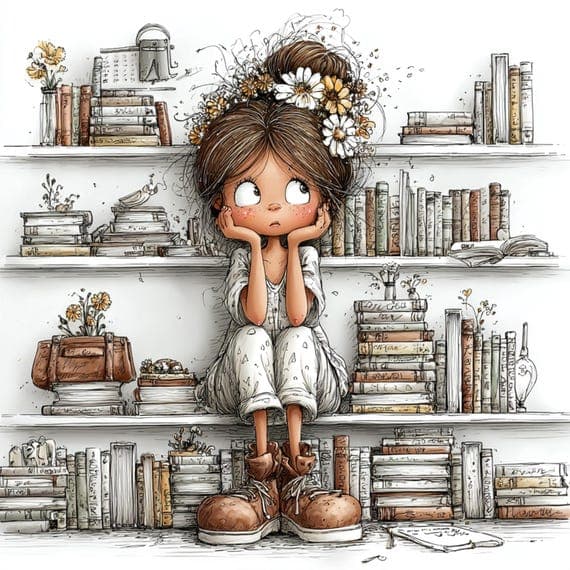 25 Book Girl Clipart, Watercolor, Cozy Library Reading, Printable, Dig β watercolor clipart transparent PNG instant download