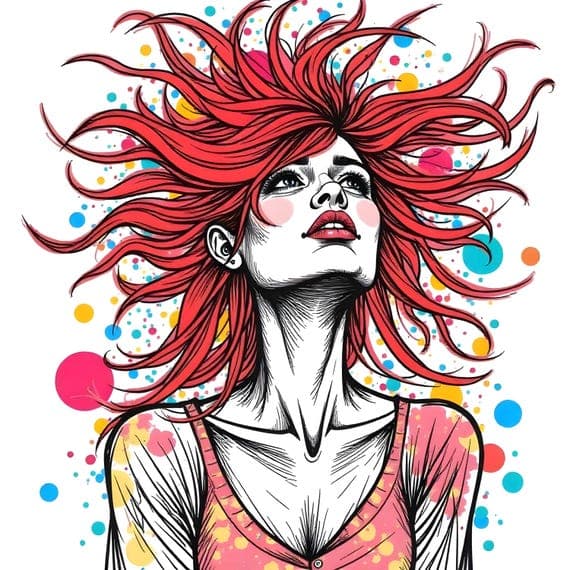 Abstract Woman Face Clipart β view 6 β watercolor clipart transparent PNG instant download