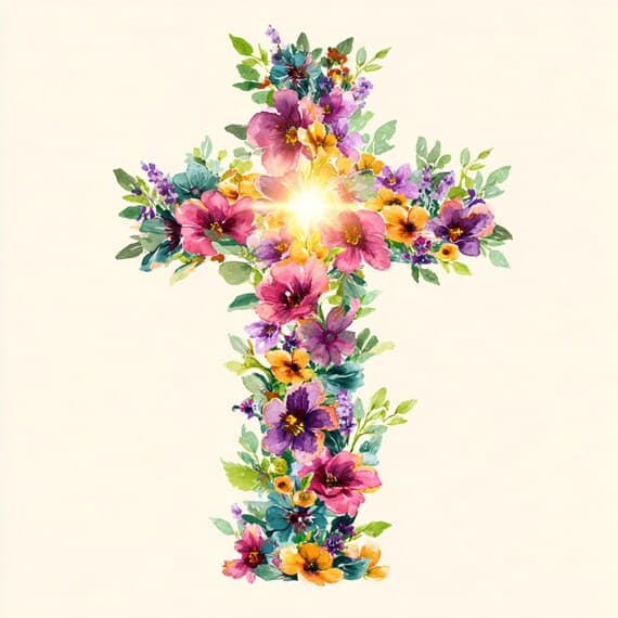 15 Christian Cross Clipart β view 7 β watercolor clipart transparent PNG instant download
