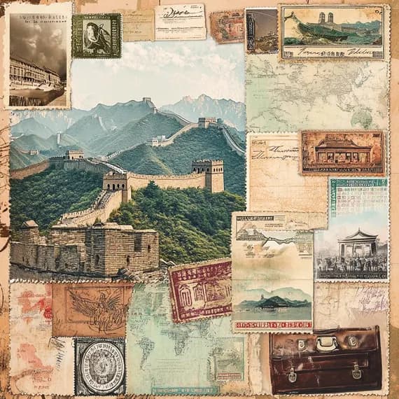 35 Vintage World Landmarks Clipart (JPG) β view 6 β watercolor clipart transparent PNG instant download