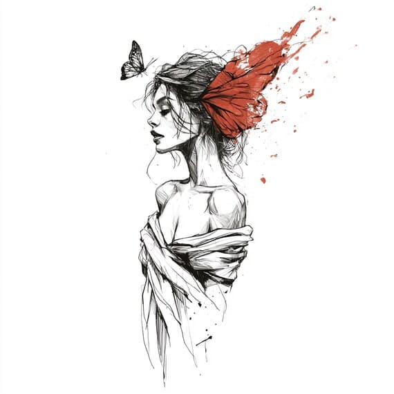 21 Fantasy Woman Clipart PNG β view 2 β watercolor clipart transparent PNG instant download
