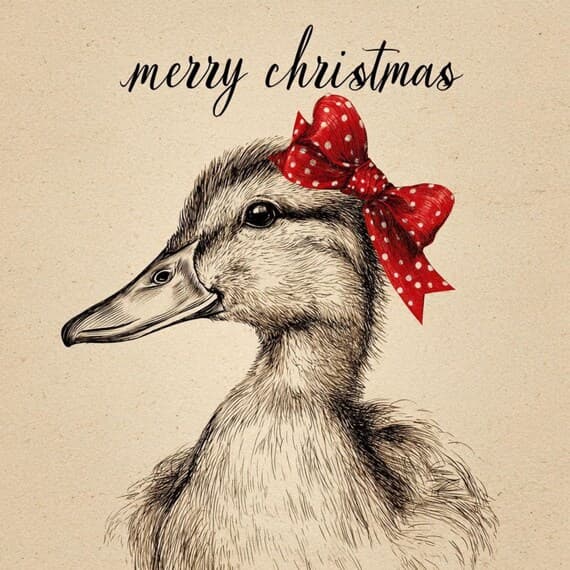 15 Funny Christmas Duck Clipart β view 7 β watercolor clipart transparent PNG instant download