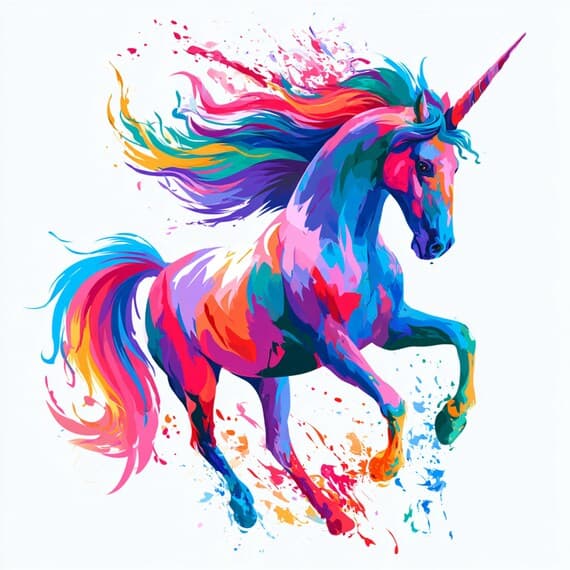 22 Magical Unicorn Clipart PNG β view 8 β watercolor clipart transparent PNG instant download
