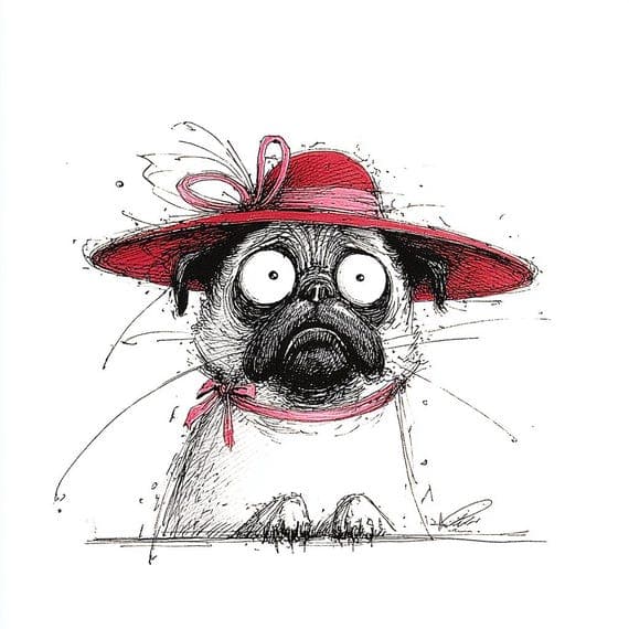 20 peeking Funny Dog Watercolor Clipart — watercolor clipart transparent PNG instant download