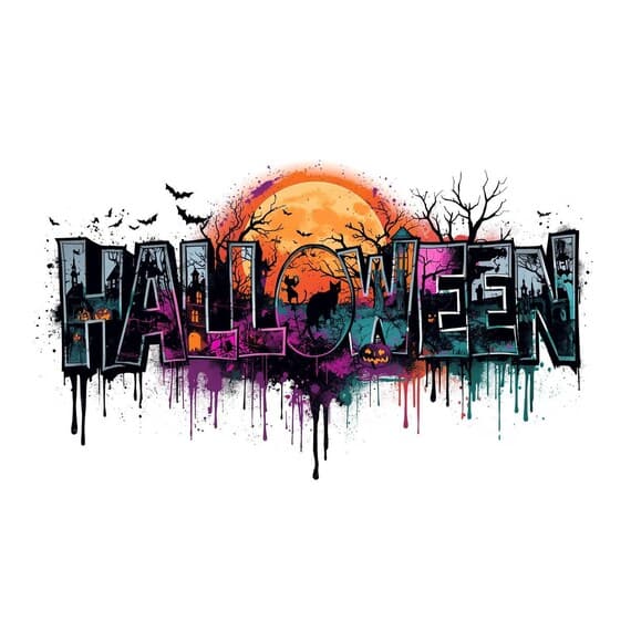 15 Whimsical Halloween Clipart PNG β view 5 β watercolor clipart transparent PNG instant download