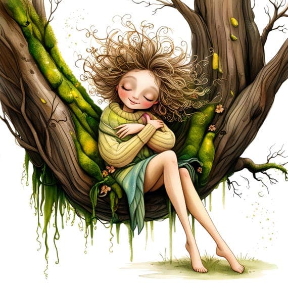 10 Watercolor Forest Fairy Clipart, Whimsical Fantasy Art (Digital Dow β view 2 β watercolor clipart transparent PNG instant download