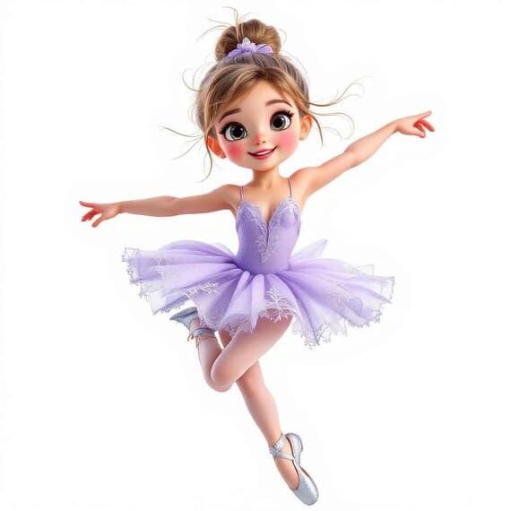 Ballerina Clipart Bundle – Pink Ballet Girl PNG & JPG (Digital Downloa — view 6 — watercolor clipart transparent PNG instant download