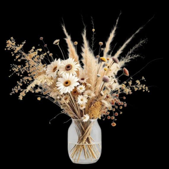 Dried Flower Bouquet PNG, Rustic Floral Clipart (Commercial Use) β view 8 β watercolor clipart transparent PNG instant download