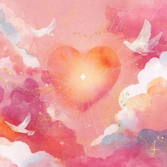 20 Jesus Love Heart Watercolor Clipart , Printable for Faith Crafts Di β view 6 β watercolor clipart transparent PNG instant download