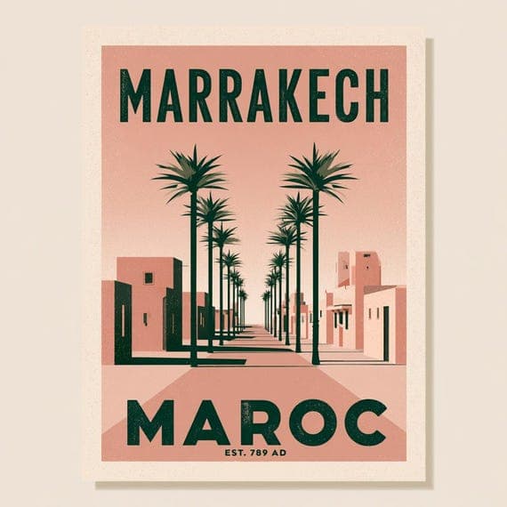 15 Marrakech Morocco Travel PNG Bundle for Vintage Travel Shirts Digit — view 7 — watercolor clipart transparent PNG instant download