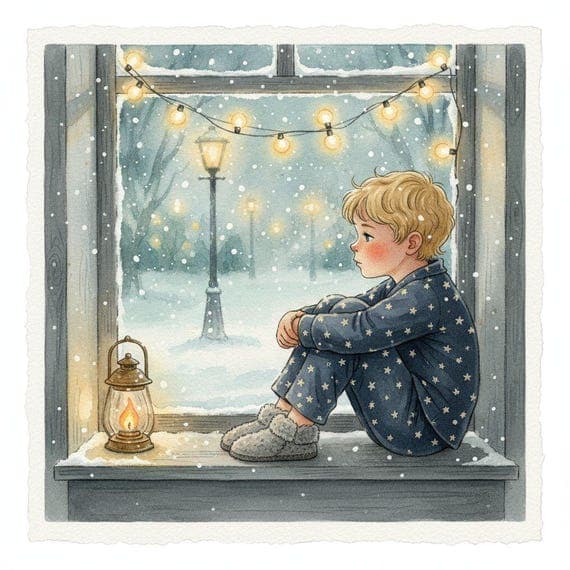 15 Dreamy Child Clipart, Christmas card, Printable Art for Kids β view 3 β watercolor clipart transparent PNG instant download