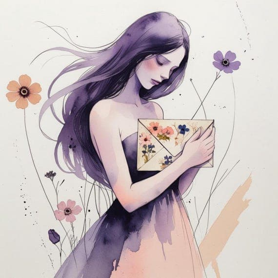 Watercolor Women Clip Art β view 3 β watercolor clipart transparent PNG instant download