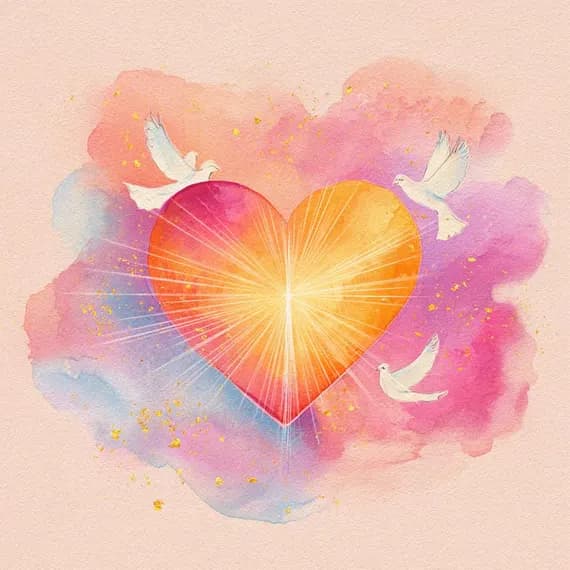 20 Jesus Love Heart Watercolor Clipart , Printable for Faith Crafts Di β view 7 β watercolor clipart transparent PNG instant download