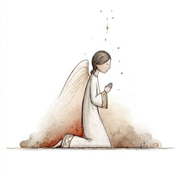 16 Minimal Angel Clipart (JPG) β view 4 β watercolor clipart transparent PNG instant download
