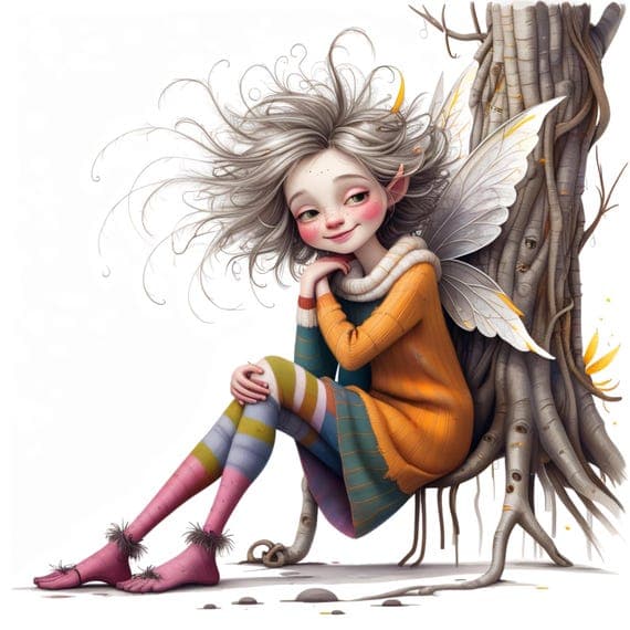 13 Watercolor Fairy Girl Clipart (JPG) β view 4 β watercolor clipart transparent PNG instant download