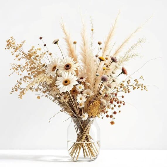 Dried Flower Bouquet PNG, Rustic Floral Clipart (Commercial Use) β view 5 β watercolor clipart transparent PNG instant download