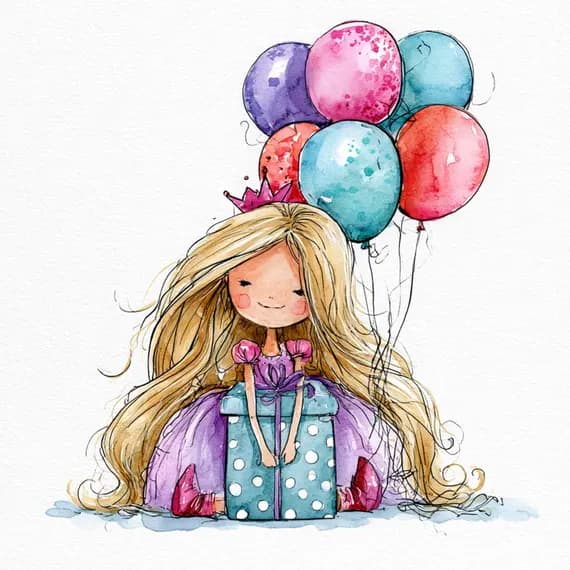 21 Happy Birthday Clipart PNG β view 5 β watercolor clipart transparent PNG instant download
