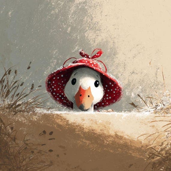 15 Funny Christmas Duck Clipart β view 2 β watercolor clipart transparent PNG instant download