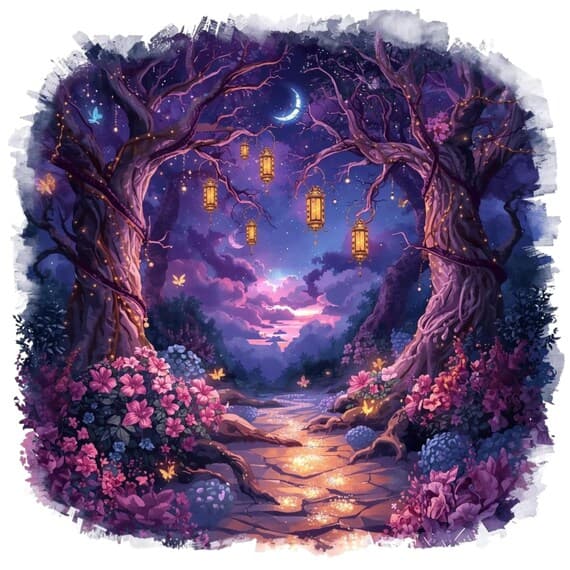 20 Watercolor Forest Lights Clip Art β view 4 β watercolor clipart transparent PNG instant download