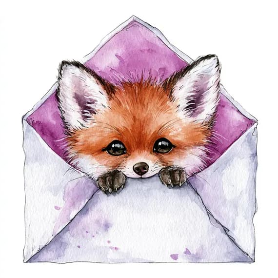 23 Whimsical Baby Fox Clipart PNG β view 7 β watercolor clipart transparent PNG instant download