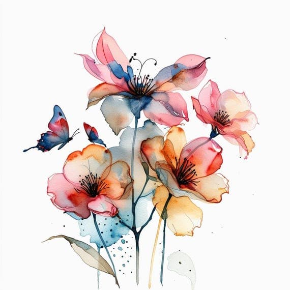 Hand β view 5 β watercolor clipart transparent PNG instant download