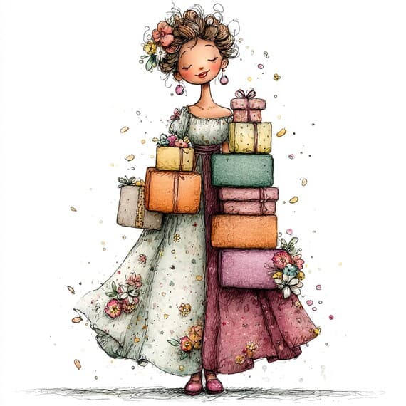15 Whimsical Bride Clipart PNG β view 8 β watercolor clipart transparent PNG instant download