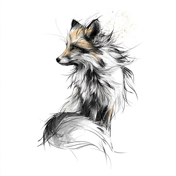 25 Whimsical Fox Clipart PNG β view 6 β watercolor clipart transparent PNG instant download