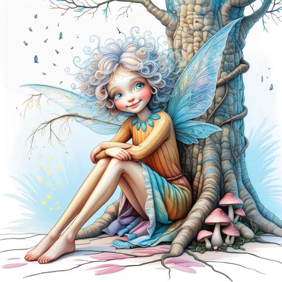 13 Forest Fairy Watercolor Clipart β view 6 β watercolor clipart transparent PNG instant download