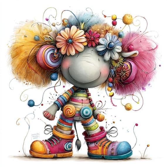 12 Funny Rave Animal Clipart β view 5 β watercolor clipart transparent PNG instant download