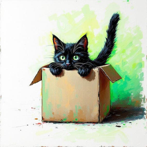 Watercolor Black Cat Clipart β watercolor clipart transparent PNG instant download