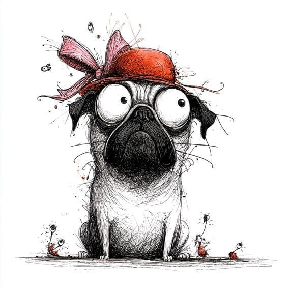 20 peeking Funny Dog Watercolor Clipart β view 6 β watercolor clipart transparent PNG instant download