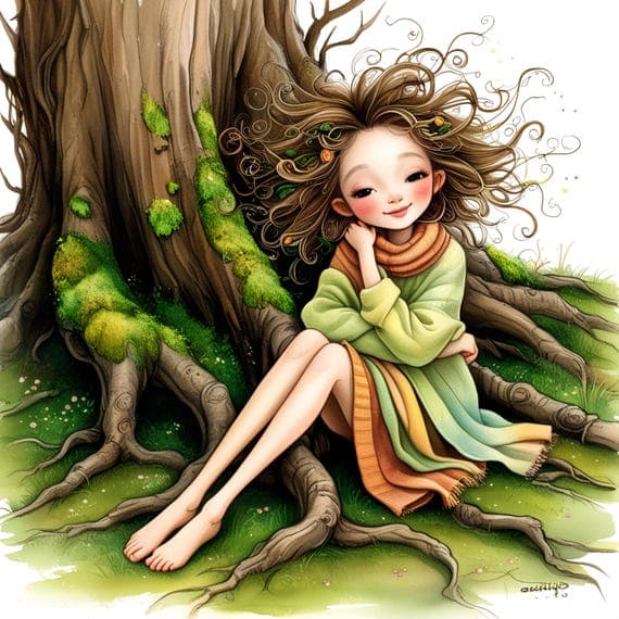 10 Watercolor Forest Fairy Clipart, Whimsical Fantasy Art (Digital Dow β watercolor clipart transparent PNG instant download