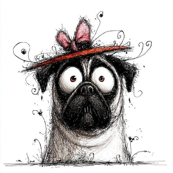 20 peeking Funny Dog Watercolor Clipart β view 7 β watercolor clipart transparent PNG instant download