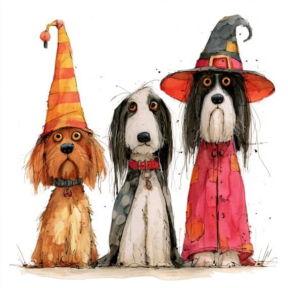 20 Halloween Clipart JPG โ view 2 โ watercolor clipart transparent PNG instant download