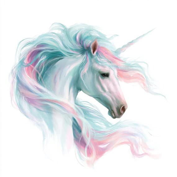22 Magical Unicorn Clipart PNG β view 2 β watercolor clipart transparent PNG instant download
