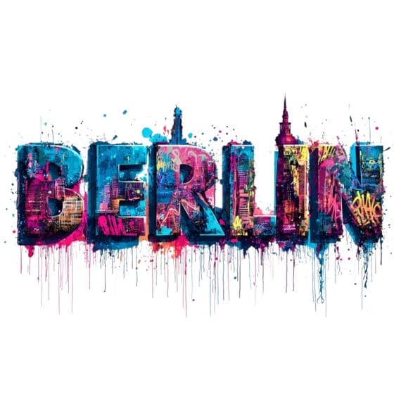15 Berlin Graffiti Clipart PNG β view 5 β watercolor clipart transparent PNG instant download