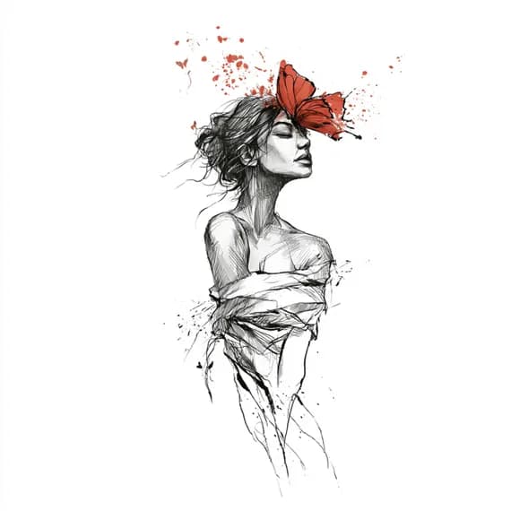 21 Fantasy Woman Clipart PNG β view 3 β watercolor clipart transparent PNG instant download