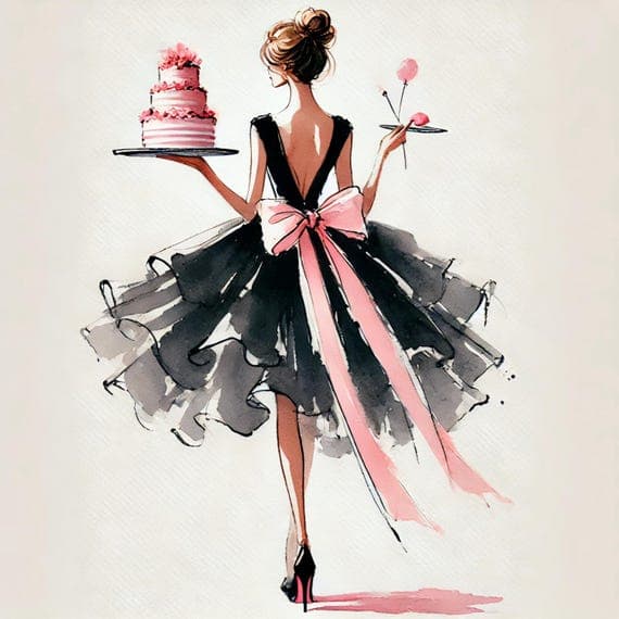 14 Birthday Girl Clipart (JPG) β watercolor clipart transparent PNG instant download