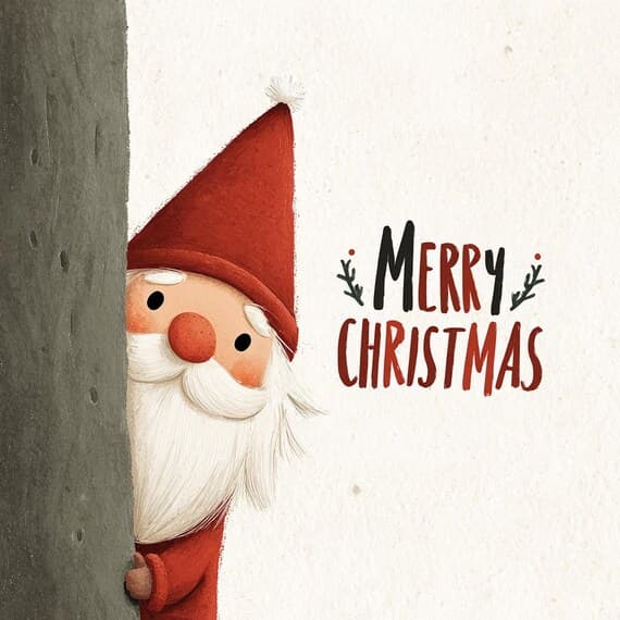 15 Scandinavian Christmas Gnome Clipart (JPG) β view 2 β watercolor clipart transparent PNG instant download