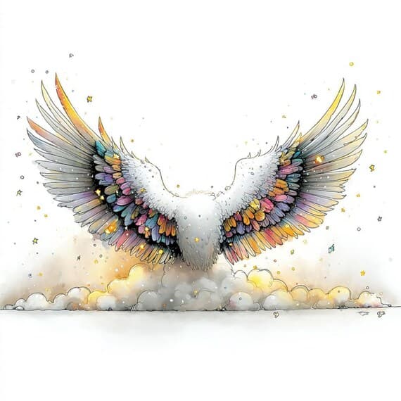 25 Celestial Angel Clipart (JPG) β view 7 β watercolor clipart transparent PNG instant download