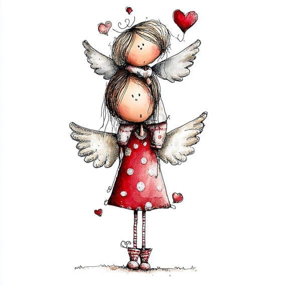 33 Romantic Love Couple Clipart Valentine Partners Graphics Junk Journ — view 6 — watercolor clipart transparent PNG instant download