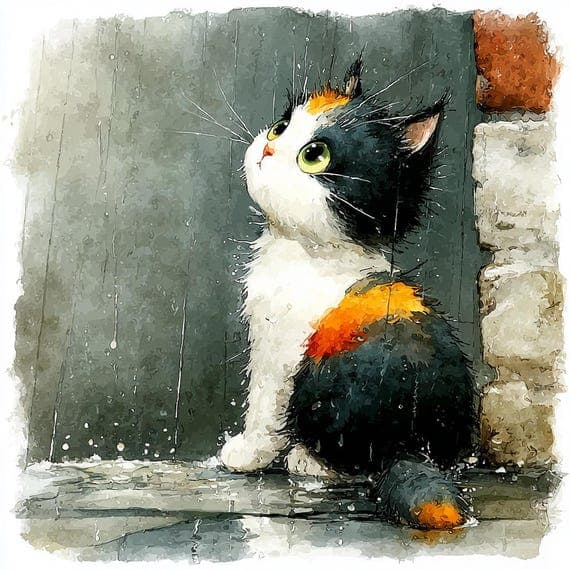 21 Cats From Behind PNG Clipart , Watercolor Back View Cats , Transpar β view 2 β watercolor clipart transparent PNG instant download