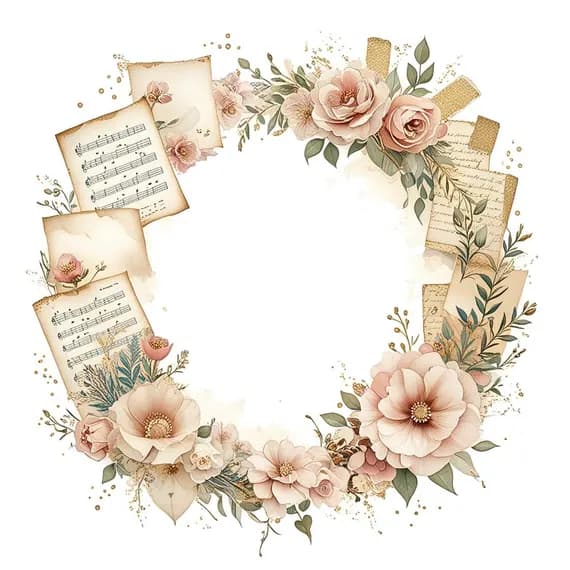 14 Boho Junk Journal Clipart β view 8 β watercolor clipart transparent PNG instant download