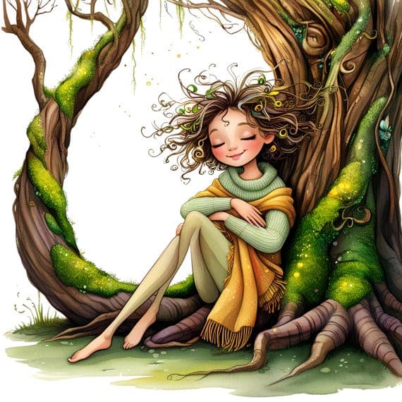 10 Watercolor Forest Fairy Clipart, Whimsical Fantasy Art (Digital Dow β view 4 β watercolor clipart transparent PNG instant download